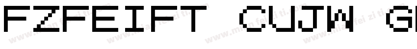 FZFEIFT CUJW GB字体转换
